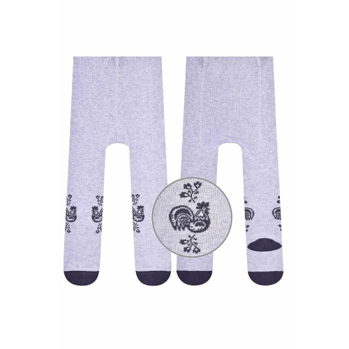 Bavlnené pančuchy - sivé 0-2 roky