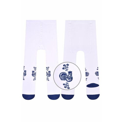 Bavlnené pančuchy - biele 0-2 roky