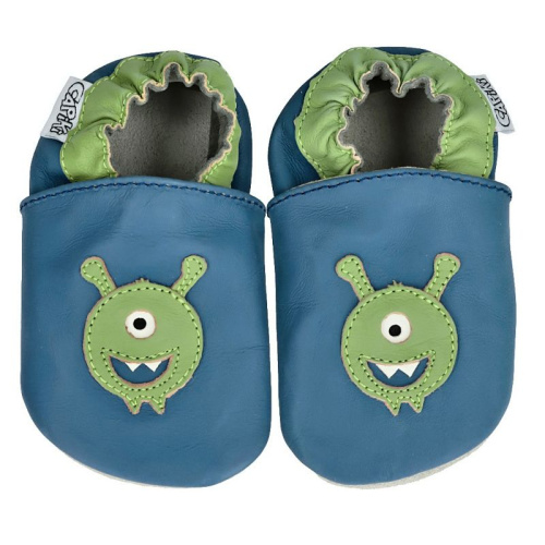 Capiki - Kožené capačky - príšerka Bubu