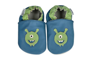 Capiki - Kožené capačky - príšerka Bubu