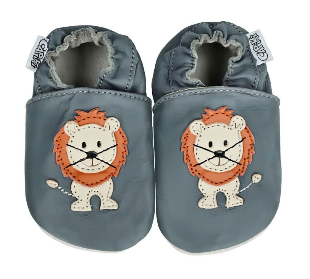 Capiki - kožené capačky - levík