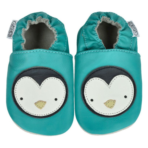 Capiki - kožené capačky - tučniak