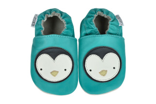 Capiki - kožené capačky - tučniak