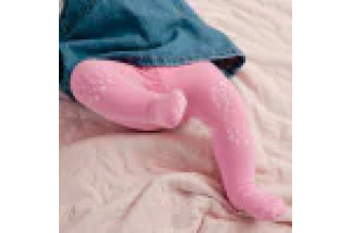 Protišmykové pančuchy - ružové