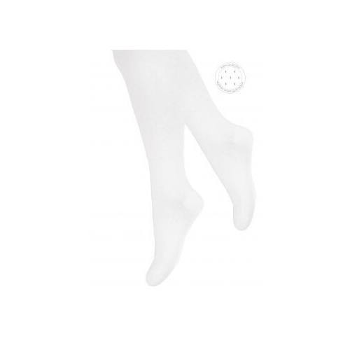 Bavlnené pančuchy pre deti - biele