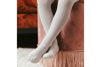 Bavlnené pančuchy pre deti - sivé