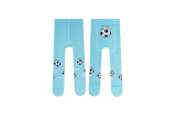 Bavlnené pančuchy pre deti - svetlomodré futbal