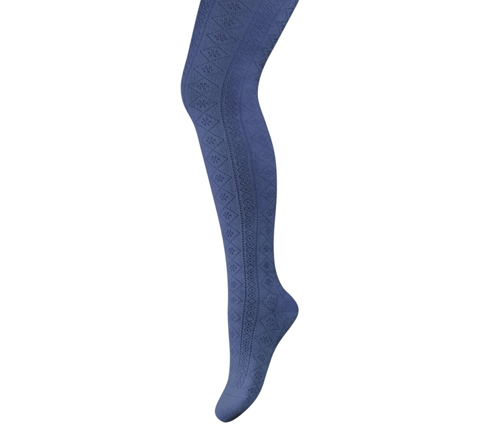 Bavlnené pančuchy pre deti - tmavomodré