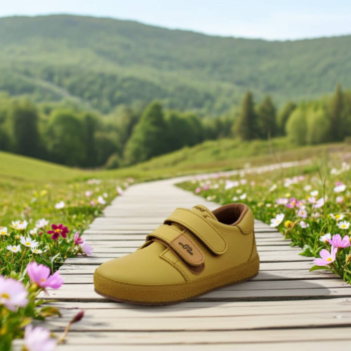 PEGRES E celoročná obuv žltá