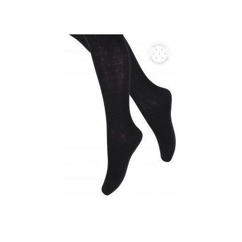 Bavlnené pančuchy pre deti - tmavomodré