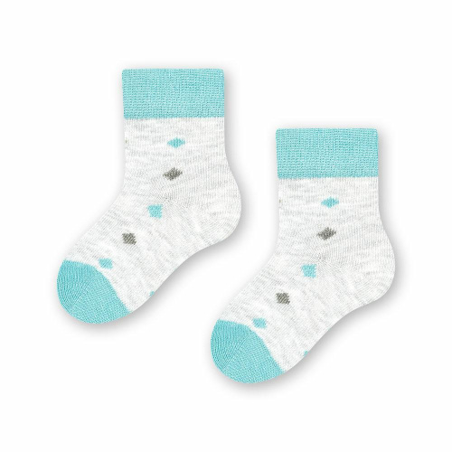 Bavlnené ponožky pre bábätká svetlosivé