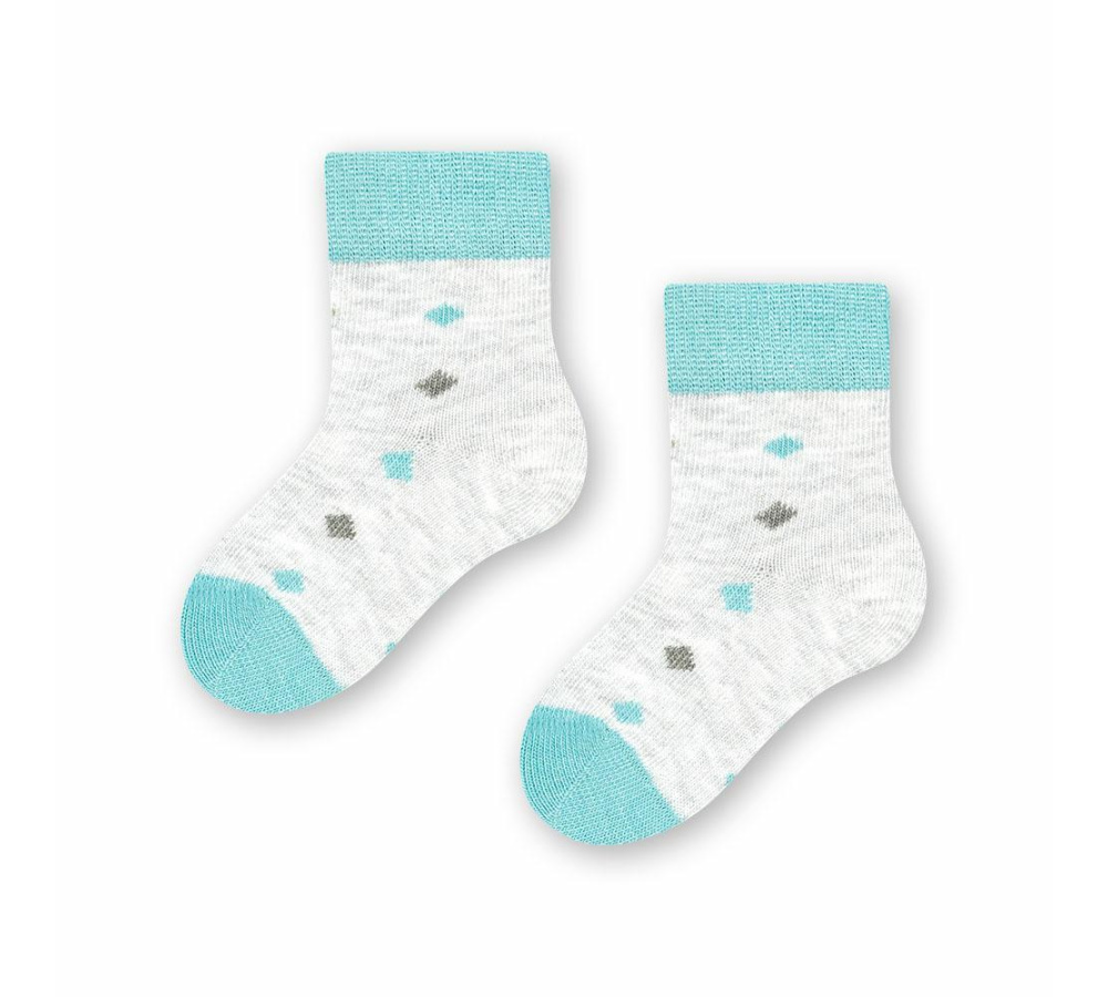Bavlnené ponožky pre bábätká svetlosivé