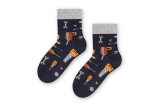 Bavlnené chlapčenské ponožky opravár - tmavomodré