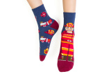 Ponožky pre hasičov - modré
