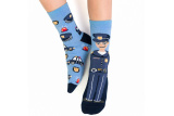 Ponožky pre policajtov - modré