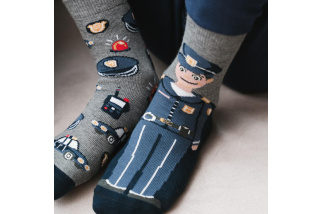 Ponožky pre policajtov - sivé