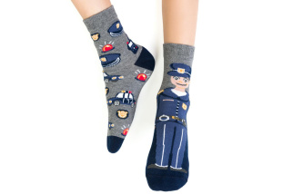 Ponožky pre policajtov - sivé