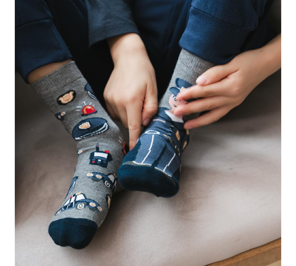 Ponožky pre policajtov - sivé