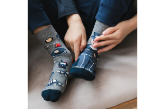 Ponožky pre policajtov - sivé