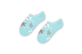 Bambusové dievčenské ponožky s hviezdičkami