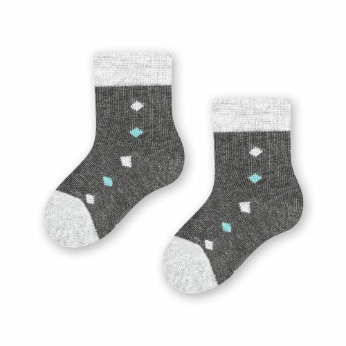 Bavlnené ponožky pre bábätká sivé