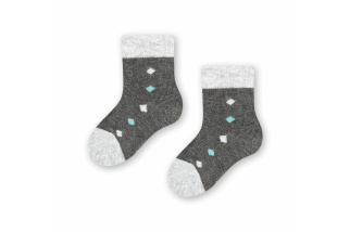 Bavlnené ponožky pre bábätká sivé