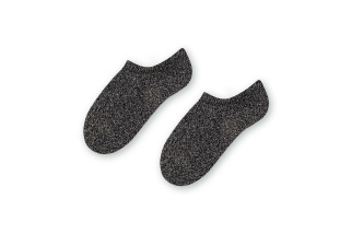 Bambusové dievčenské ponožky - strieborné