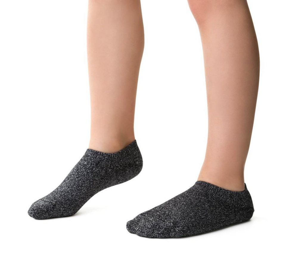 Bambusové dievčenské ponožky - strieborné