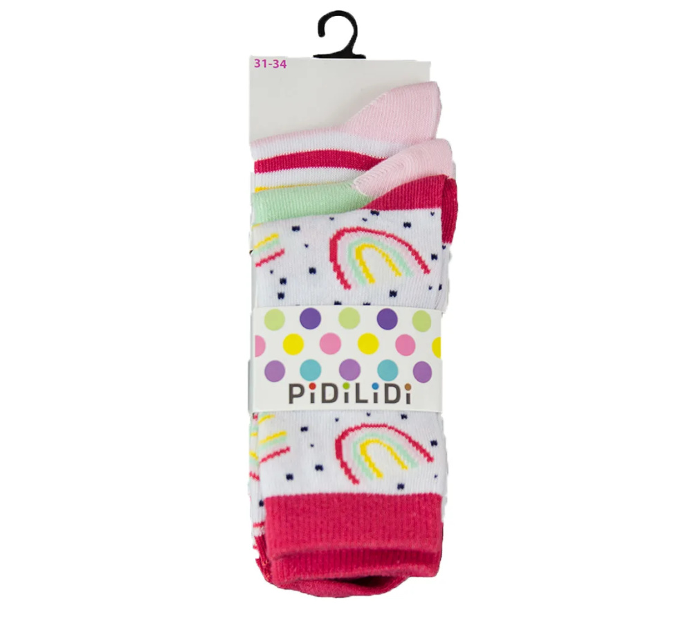 Dievčenské ponožky 3pack, Pidilidi, PD0126 