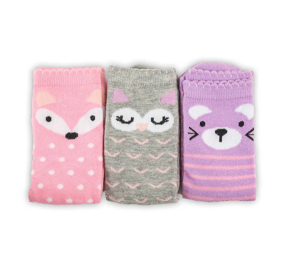 FUNNY dievčenské ponožky - 3pack, Pidilidi, PD0135-01