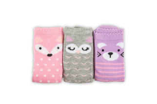 FUNNY dievčenské ponožky - 3pack, Pidilidi, PD0135-01