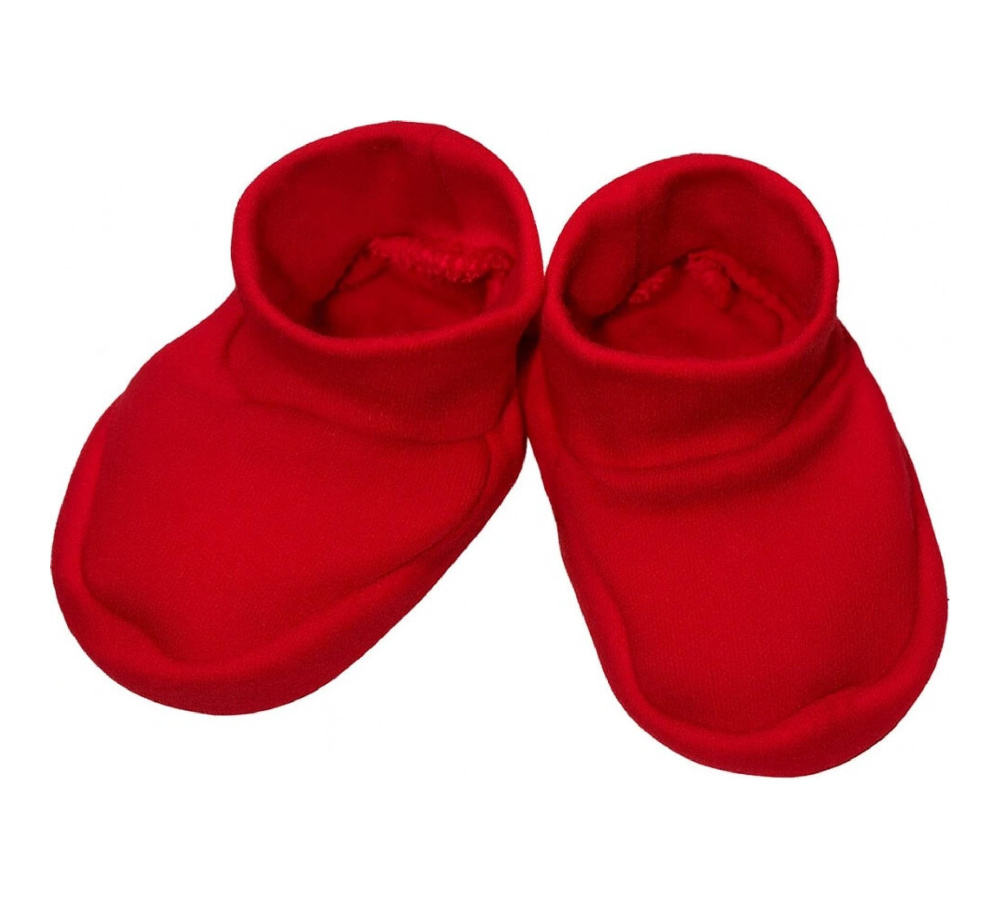 Baby Service dojčenské bavlnené capáčky UNI červené