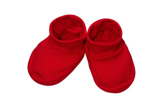 Baby Service dojčenské bavlnené capáčky UNI červené