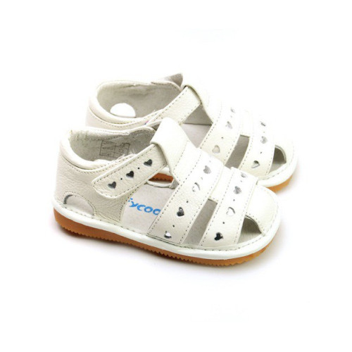 Kožené sandále Freycoo - Molly biele