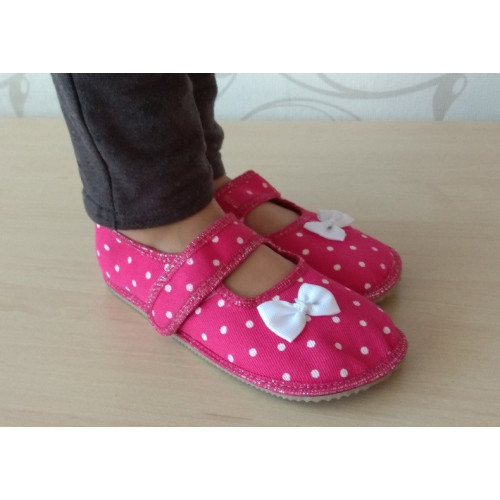 ANATOMIC - barefoot papuče - baleríny raspberry