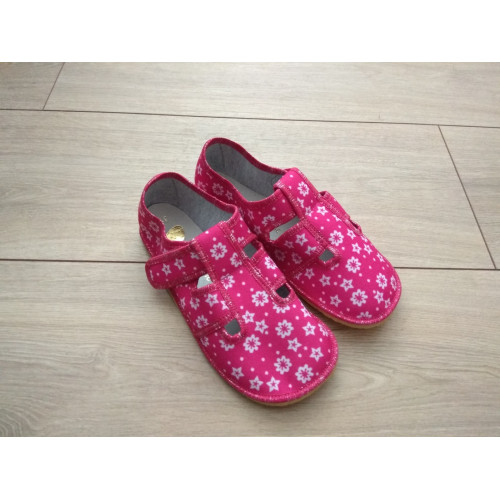 ANATOMIC - barefoot papuče Flowers ružové